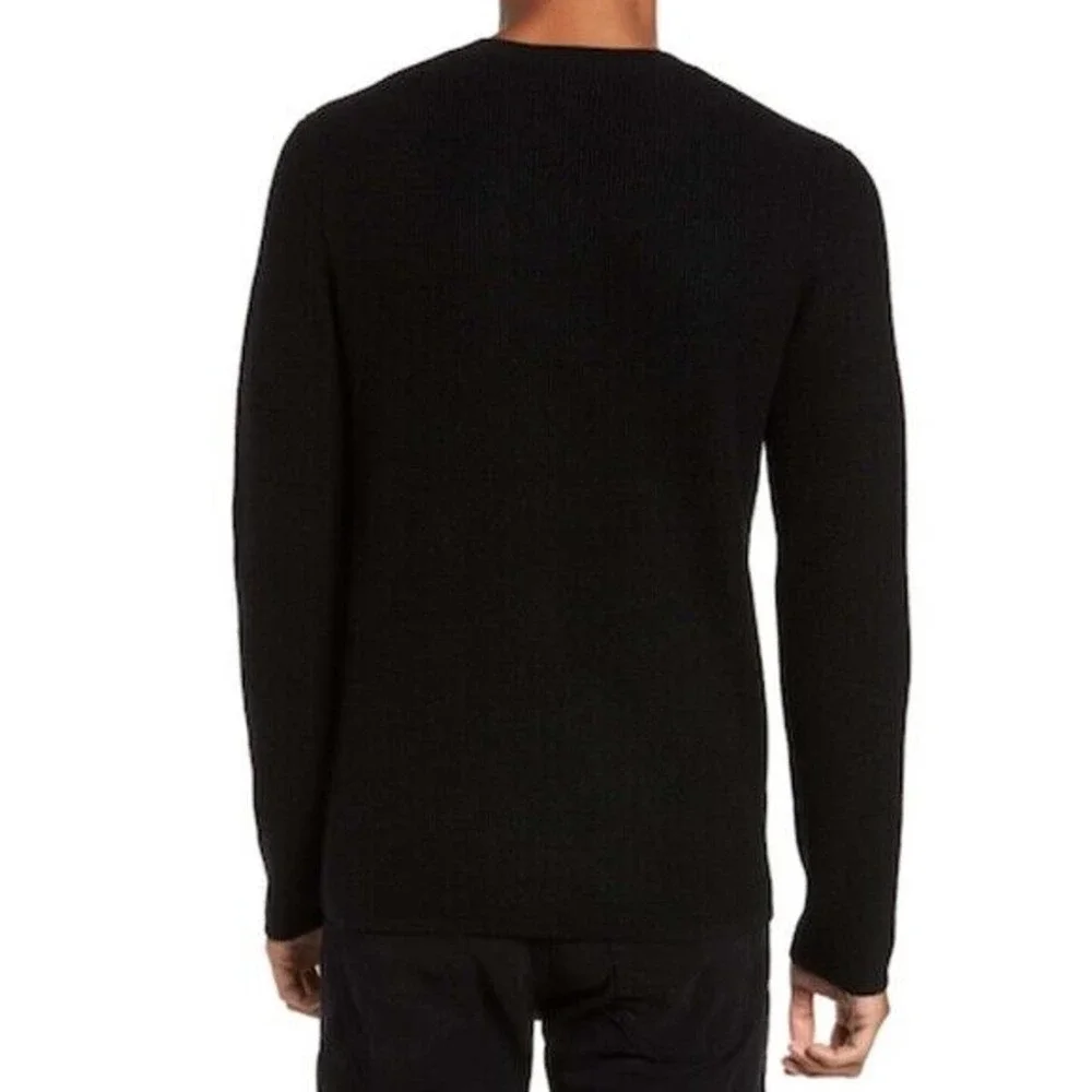 VINCE Men's Size XL Thermal Knit Pullover Sweater Wool & Cashmere Blend SHW $265